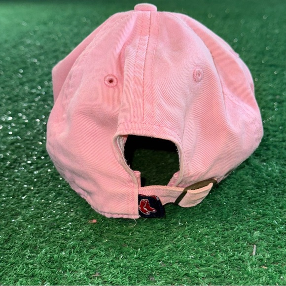 Pink Boston Soxs Dad Baseball Hat Cap Adjustable Size Vintage - Picture 5 of 6